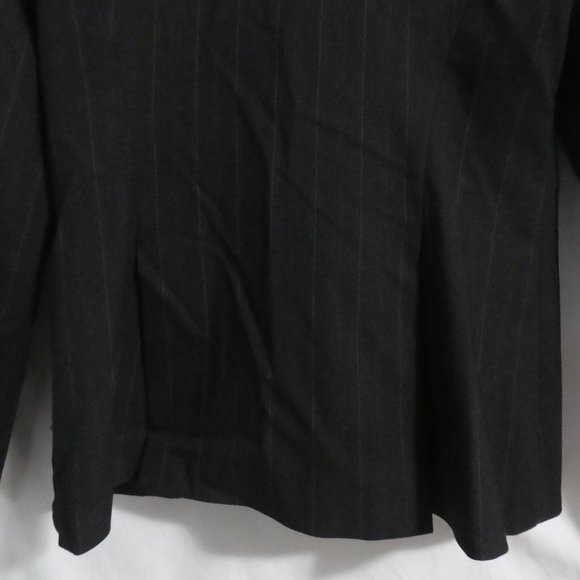 L'OFFICIEL | size 4 | Womens Striped Brown Blazer | Suit Jacket | Made in Canada - Picture 16 of 16